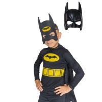 Batman Pelerinli Maskeli Yarasa Adam Çocuk Kostümü 2 Maskeli