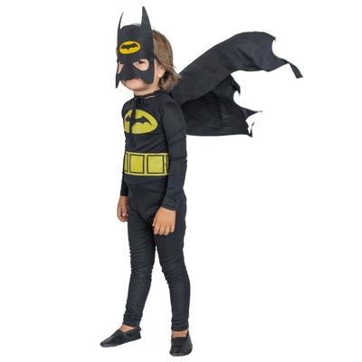 Batman Pelerinli Maskeli Yarasa Adam Çocuk Kostümü