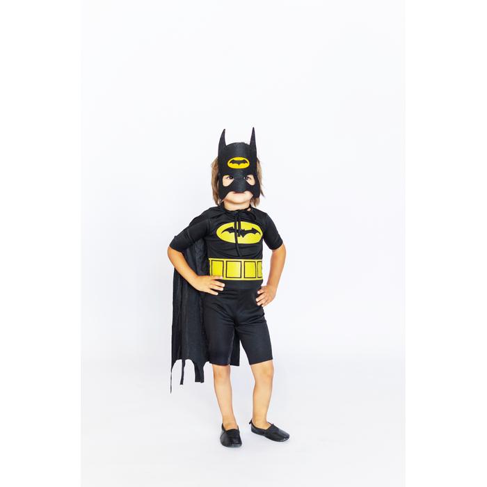 Batman Yarasa Adam Çocuk Pelerinli ve Maskeli Batman Ev Bahçe Tipi Yazlık Kostüm