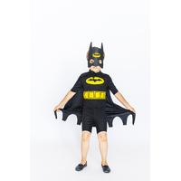 Batman Yarasa Adam Çocuk Pelerinli ve Maskeli Batman Ev Bahçe Tipi Yazlık Kostüm