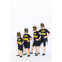 Batman Yarasa Adam Çocuk Pelerinli ve Maskeli Batman Ev Bahçe Tipi Yazlık Kostüm