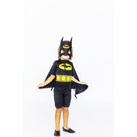 Batman Yarasa Adam Çocuk Pelerinli ve Maskeli Batman Ev Bahçe Tipi Yazlık Kostüm