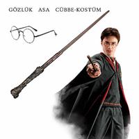 Harry Potter Pelerin Gryffindor Kostüm Cübbe Asa Gözlük 