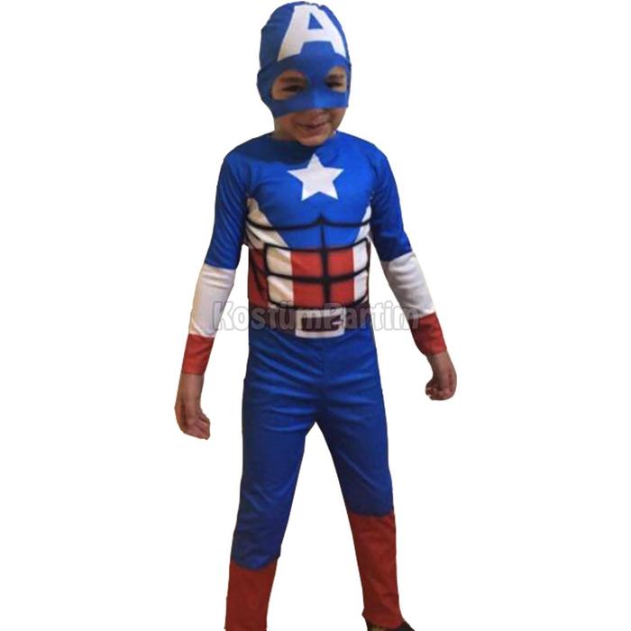 Kaptan Amerika Kostümü Captain America Costume