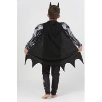 Kaslı Batman Çocuk Kostümü Pelerinli ve Maskeli Yarasa Adam Kostümü