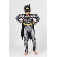 Kaslı Batman Çocuk Kostümü Pelerinli ve Maskeli Yarasa Adam Kostümü