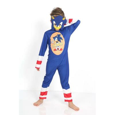 Kirpi Sonıc Kostumu Erkek Çocuk Sonic Kostümü