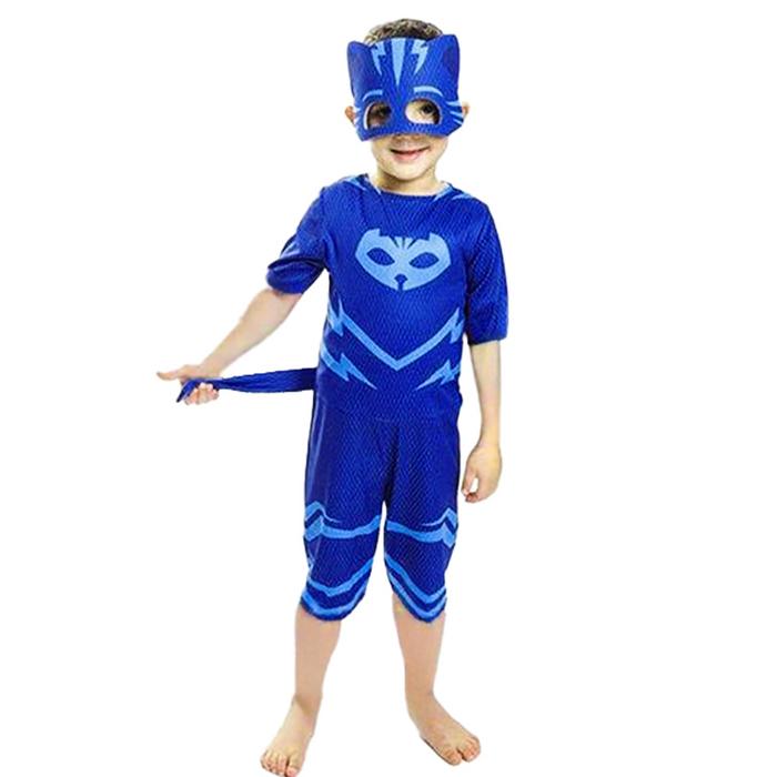 Pija Maskeliler Catboy Kedi Çocuk Kuyruklu Tulum Cat Boy Maskeli Ev Bahçe Tipi Yazlık Kostüm