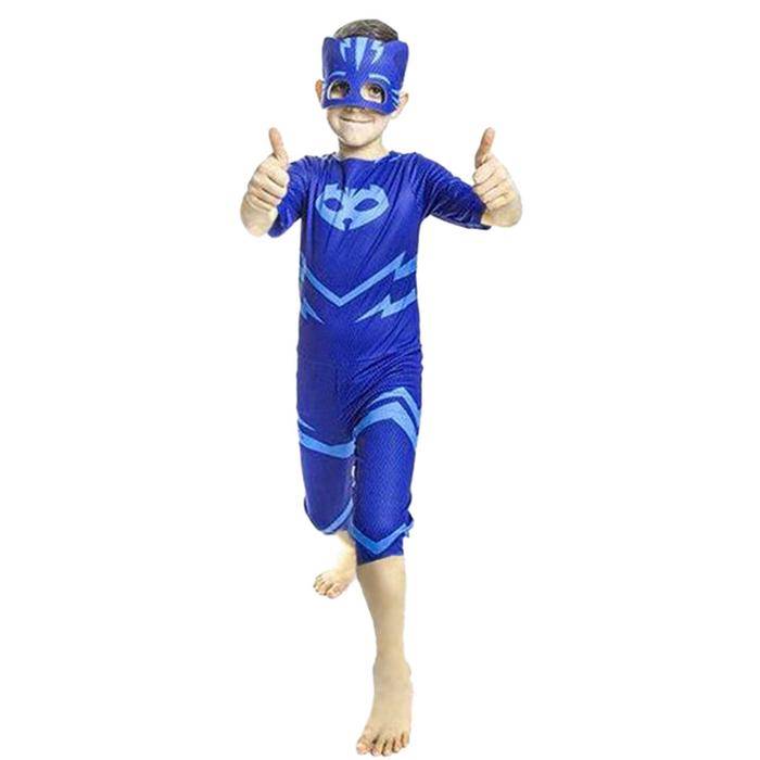 Pija Maskeliler Catboy Kedi Çocuk Kuyruklu Tulum Cat Boy Maskeli Ev Bahçe Tipi Yazlık Kostüm
