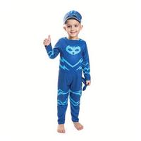 PijaMaskeliler Kedi Çocuk Kostüm Catboy Tulum Maskeli Set