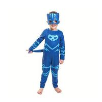 PijaMaskeliler Kedi Çocuk Kostüm Catboy Tulum Maskeli Set